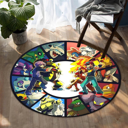 MINISOM Pokemon HD Round Carpet