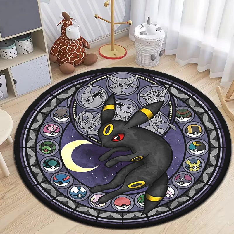 MINISOM Pokemon HD Round Carpet