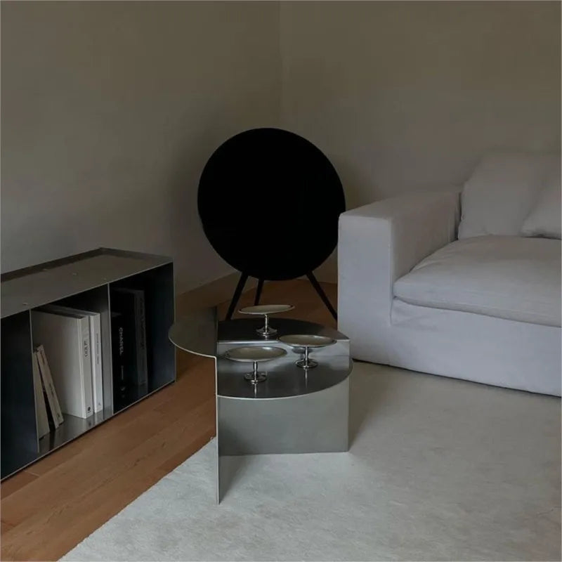 MOMO Round Stainless Steel Coffee Table