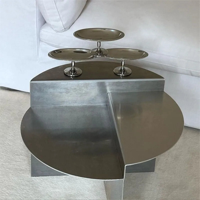 MOMO Round Stainless Steel Coffee Table