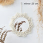 Macrame Boho Wall Mirror 24"