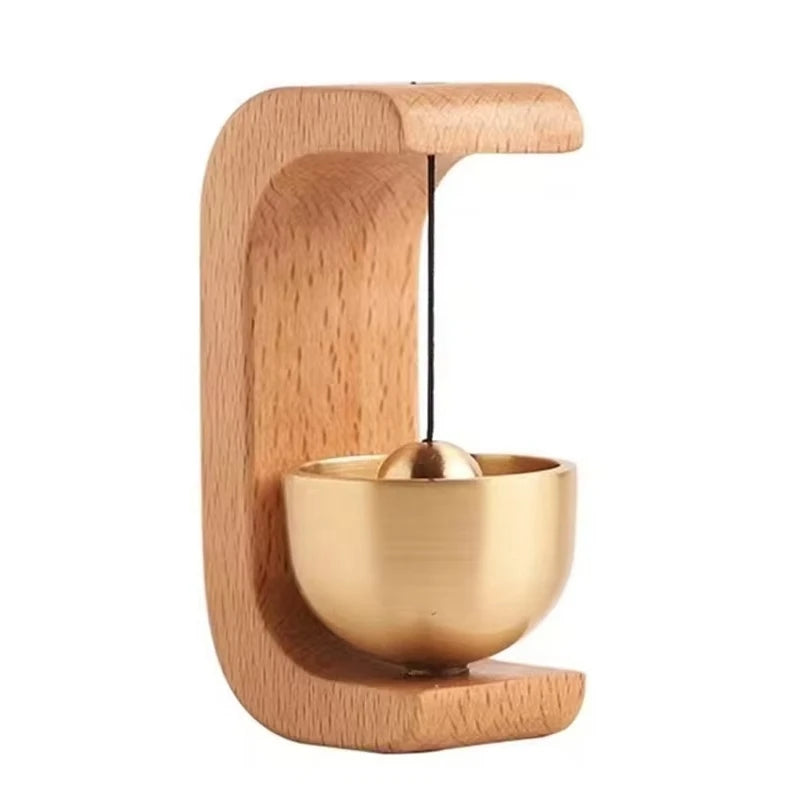 Magnetic Brass Wooden Doorbell Chimes