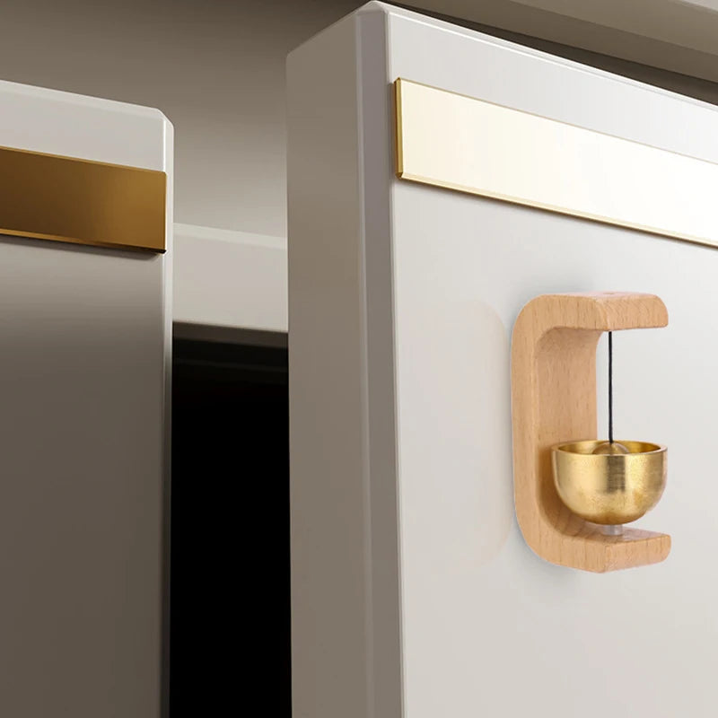 Magnetic Brass Wooden Doorbell Chimes