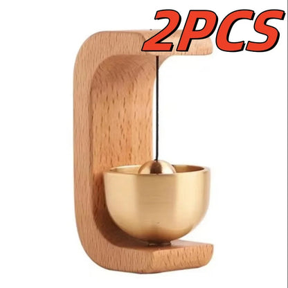 Magnetic Brass Wooden Doorbell Chimes