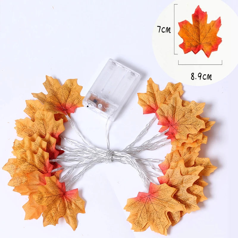 Maple Leaf LED Light String