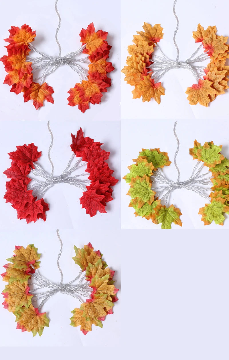 Maple Leaf LED Light String