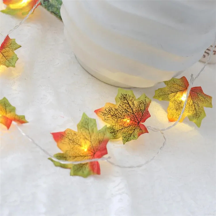 Maple Leaf LED Light String