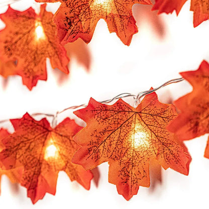 Maple Leaf LED Light String