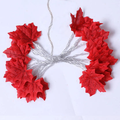 Maple Leaf LED Light String