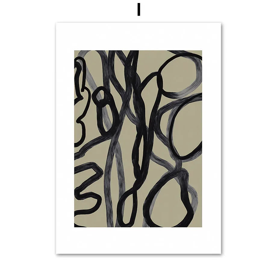 Matisse Floral Abstract Canvas Print