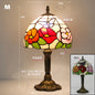 Mediterranean Stained Glass Table Lamp