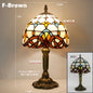 Mediterranean Stained Glass Table Lamp