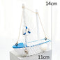 Mediterranean Wooden Sailing Boat Ornament