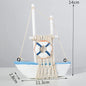 Mediterranean Wooden Sailing Boat Ornament