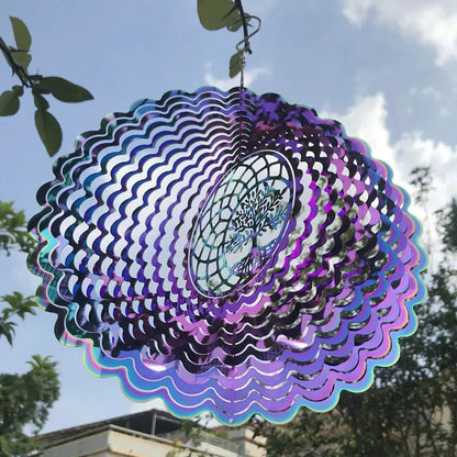 Metal 3D Rotating Wind Spinner