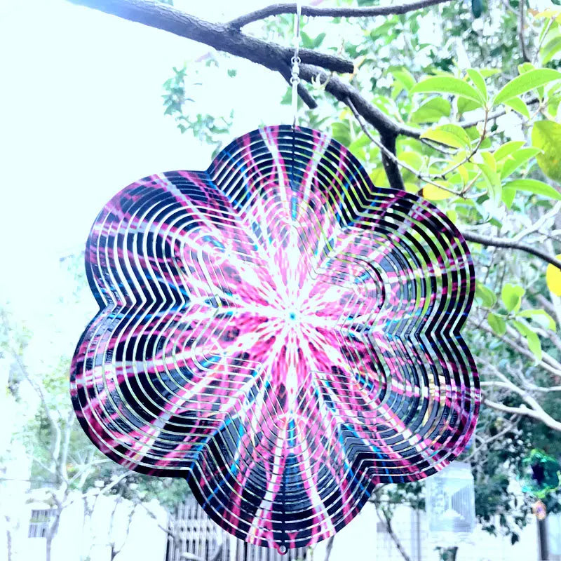 Metal 3D Rotating Wind Spinner