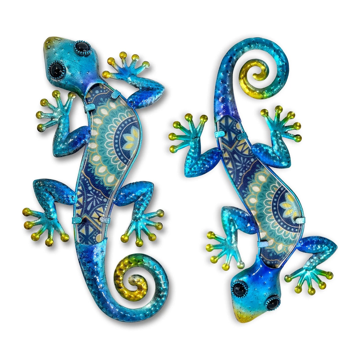 Metal Gecko Wall Art Sculpture