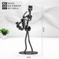 Metal Guitar Player Iron Figurine