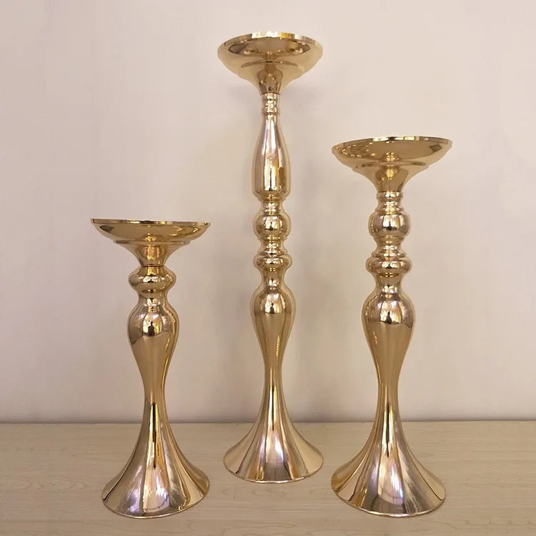 Metal Mermaid Candle Holders - Gold Silver White