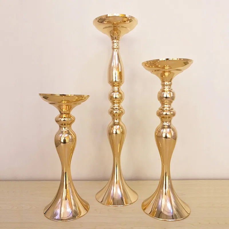 Metal Mermaid Candle Holders - Gold Silver White