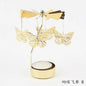 Metal Rotating Candle Holder Carousel