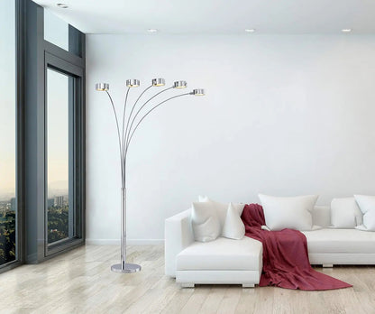 Micah Modern Arched Floor Lamp