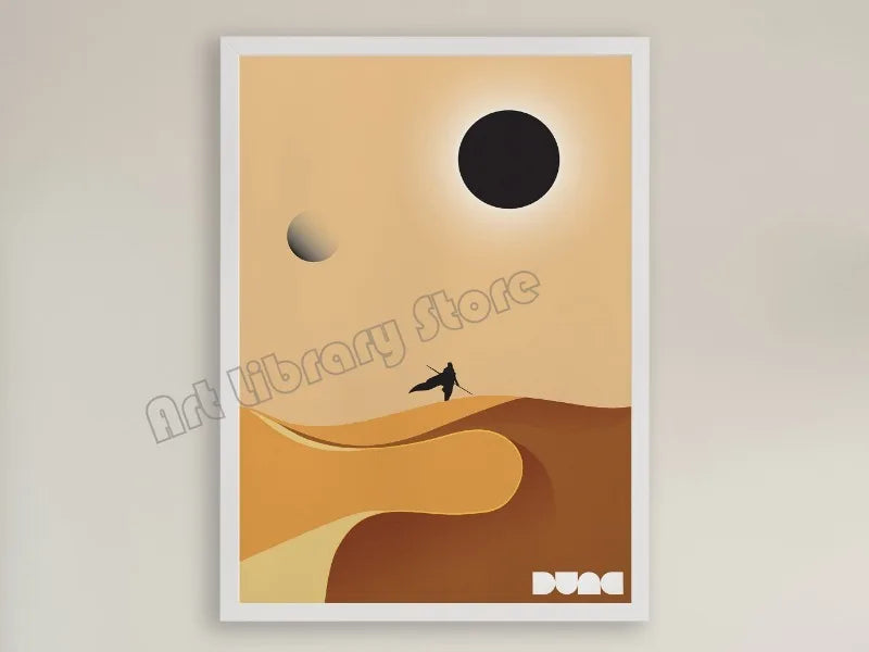 Mid-Century Dune Canvas Wall Art