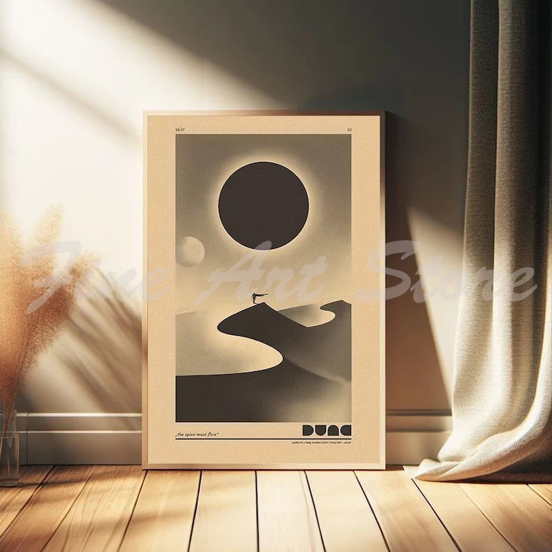 Mid-Century Dune Canvas Wall Art