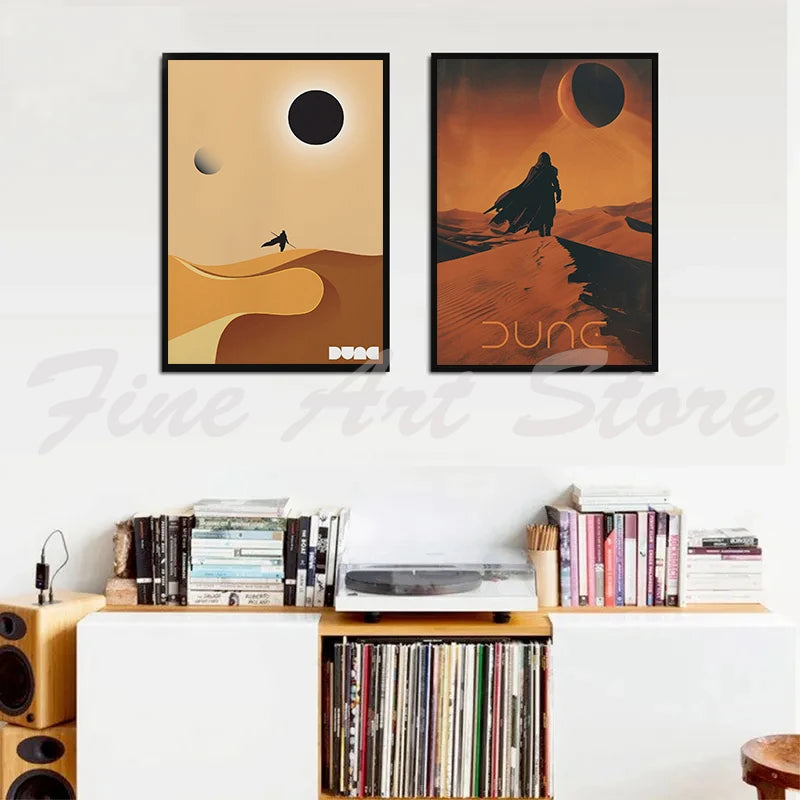 Mid-Century Dune Canvas Wall Art