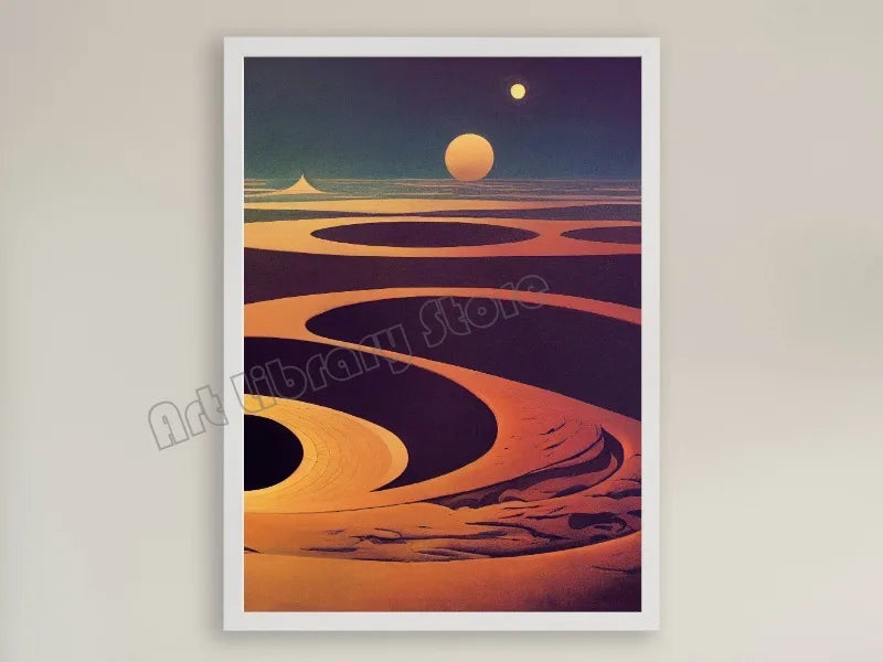 Mid-Century Dune Canvas Wall Art