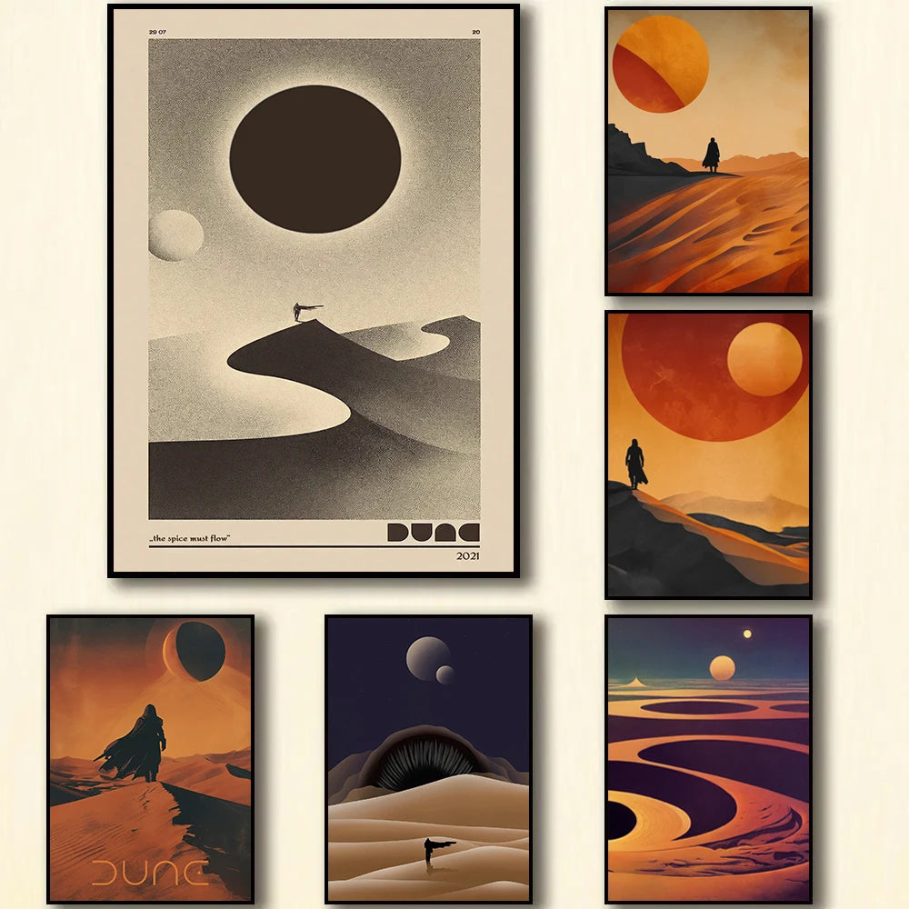 Mid-Century Dune Canvas Wall Art