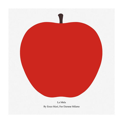 Mid-Century Red Apple Canvas Art