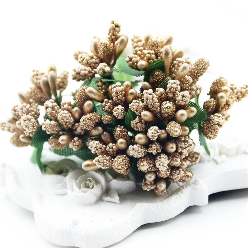 Mini Bud Stamens 12pcs - DIY Floral Decor