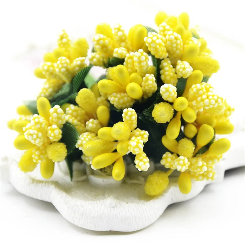 Mini Bud Stamens 12pcs - DIY Floral Decor