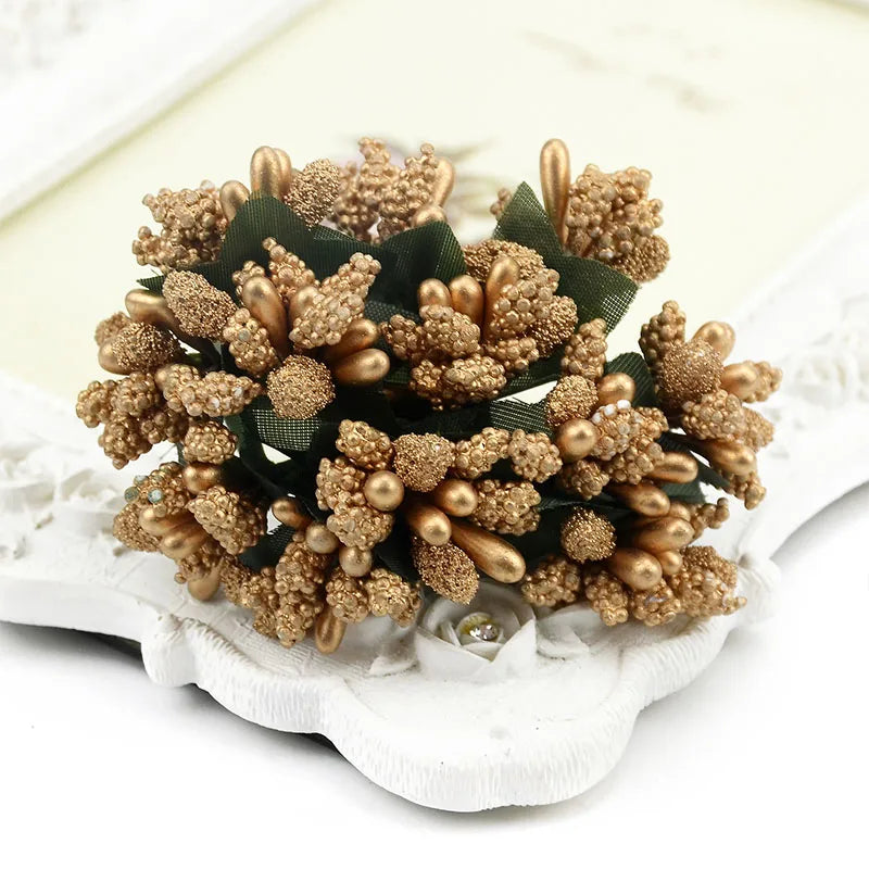 Mini Bud Stamens 12pcs - DIY Floral Decor