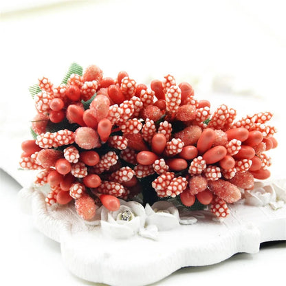 Mini Bud Stamens 12pcs - DIY Floral Decor