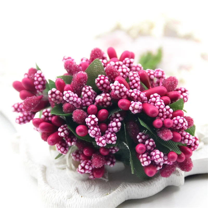 Mini Bud Stamens 12pcs - DIY Floral Decor