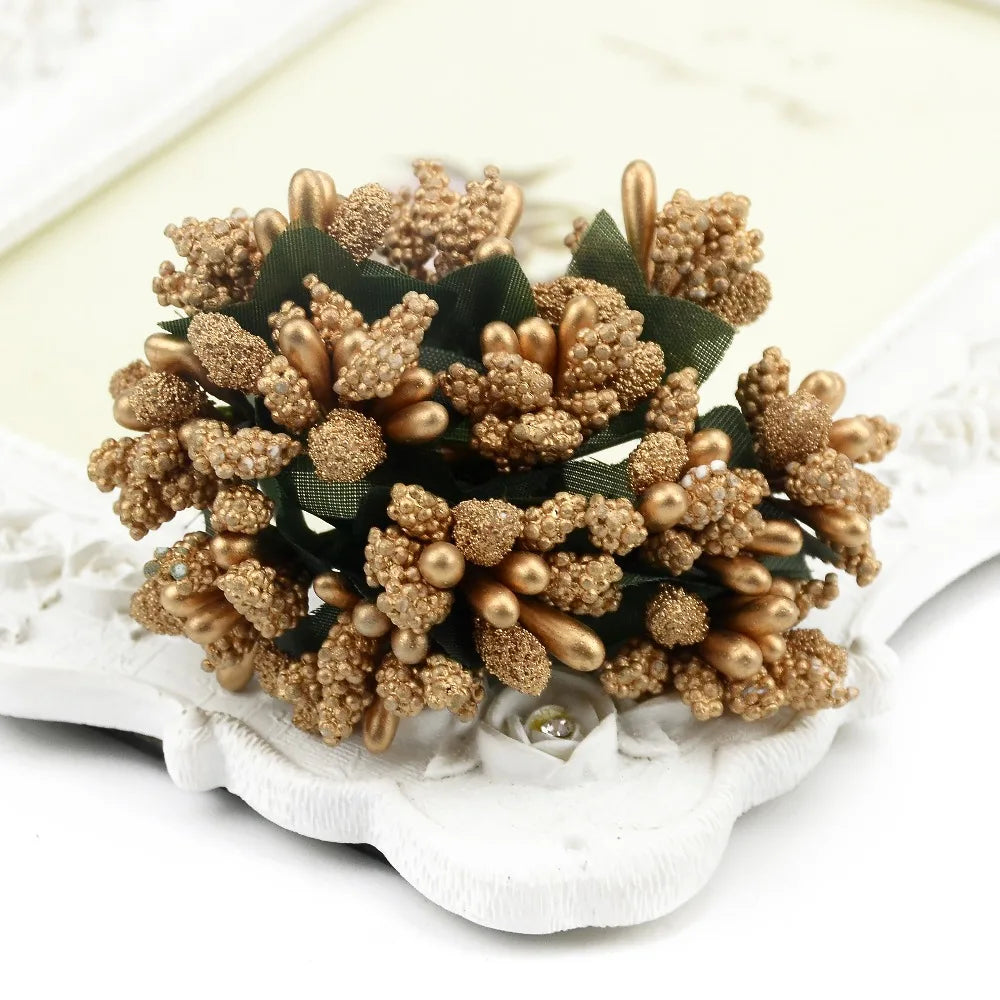 Mini Bud Stamens 12pcs - DIY Floral Decor