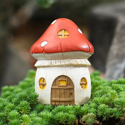 Mini Foam Mushroom Garden Decor