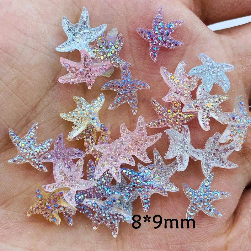 Mini Mixed Starfish Resin Craft Decor