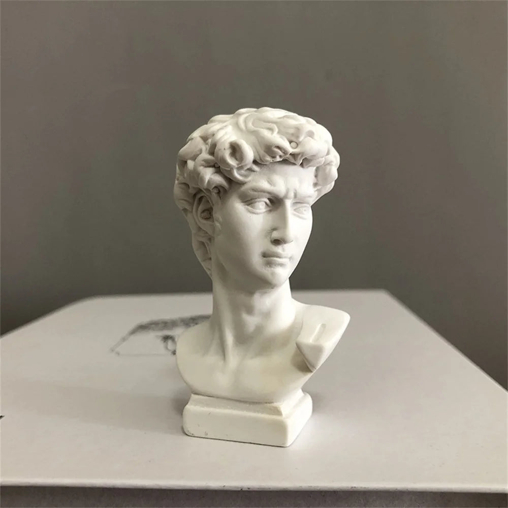 Mini Resin David Bust Sculpture