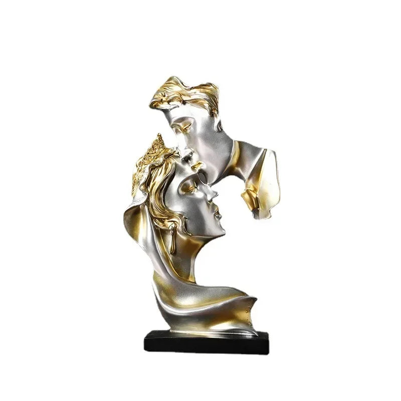 Mini Resin Lovers Figurine Statue