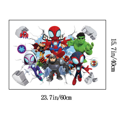 Mini Spiderman Wall Stickers for Kids