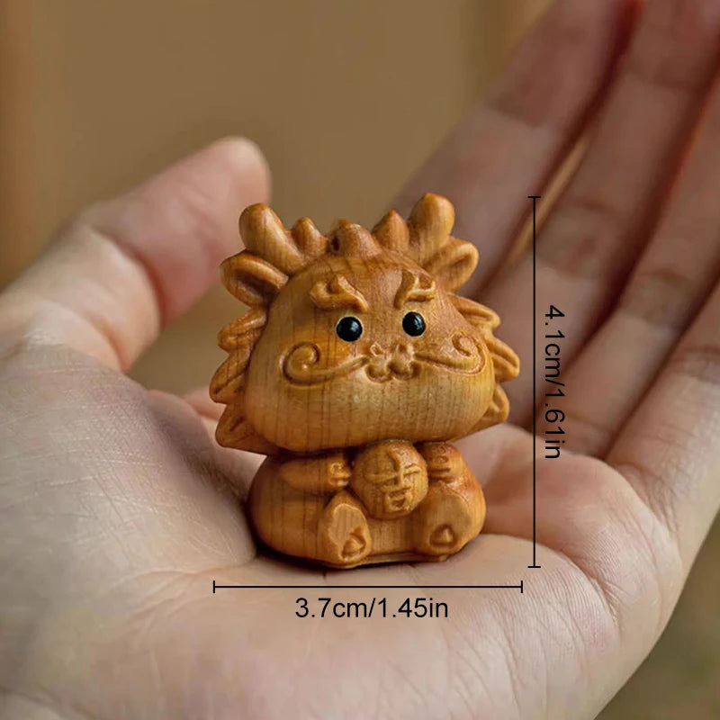 Mini Wooden Zodiac Animal Ornaments