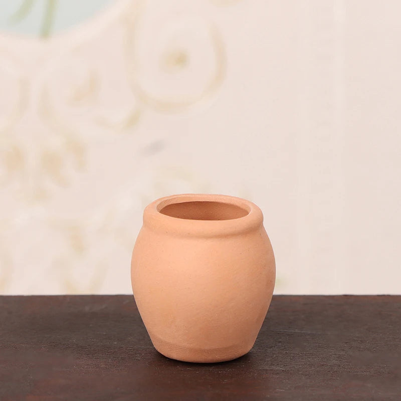 Miniature Ceramic Seasoning Jar for Dollhouse