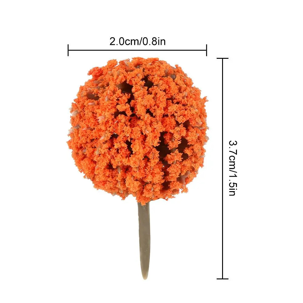 Miniature Flower Trees for Model Scenery