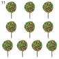 Miniature Flower Trees for Model Scenery