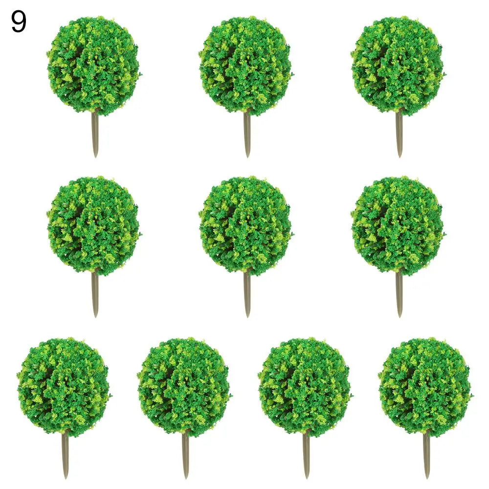 Miniature Flower Trees for Model Scenery