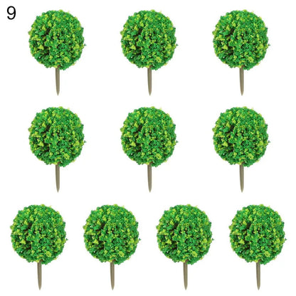 Miniature Flower Trees for Model Scenery