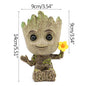 Miniature Groot Figurine Office Decor